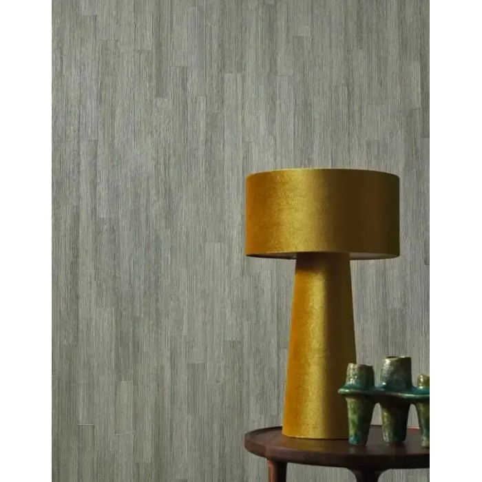 Casamance|Bananenblätter Tapete Holzeffekt dschungelgrün|Holzimitat