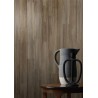 Casamance|Wallpaper banana leaves wood effect green and brown|Wood Imitation