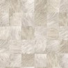 Casamance|Wallpaper mosaic exotic leaves wood effect beige|Wood Imitation