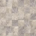 Casamance|Papier peint mosaïque feuilles exotiques effet bois gris|Imitation Bois