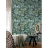 Casamance|Wallpaper oriental Japanese landscape green watercolor style|Figurative
