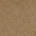 Papel pintado oriental abanicos fibra natural marrón - Casamance Archipel 75320814