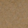 Papel pintado oriental abanicos fibra natural marrón - Casamance Archipel 75320814