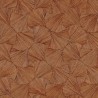 Casamance|Wallpaper oriental fans natural fiber terracotta orange|High-End