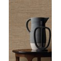 Casamance|Papier peint fibres naturelles effet raphia brun taupe|Imitation Raphia