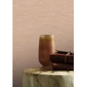 Casamance|Papier peint fibres naturelles effet raphia rose|Imitation Raphia