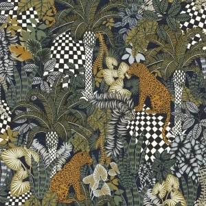 Eijffinger|Ethnische Ikat-Tapete braun|Ethnisch