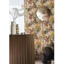 Casamance|Tropische Tapete Dschungel Panther khaki|Ethnisch