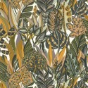 Casamance|Wallpaper tropical Caribbean flowers multicolor|Wallpaper