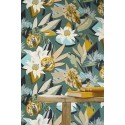 Casamance|Wallpaper tropical Caribbean flowers jungle green|Wallpaper