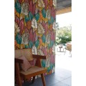 Casamance|Wallpaper tropical sabal palm leaves black and grey|Wallpaper