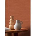 Casamance|Wallpaper natural fibers imitation raffia orange|Raffia Imitation