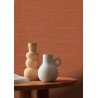 Casamance|Tapete Naturfasern Imitation Raffia orange|Raffiaimitation