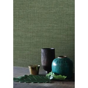 Grandeco|Natural fiber raffia gray wallpaper|Raffia Imitation 2