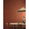Casamance|Tapete Naturfasern Imitation Raffia terrakotta-rot|Tapeten