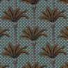 Casamance|Papier peint tropical palmiers verts et dorés|Haut Gamme
