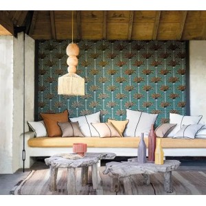 Casadeco|Beige Art-Déco-Tapete für elegantes Wohnzimmer|Art Deco 2