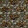 Casamance|Tropische Tapete Palmen khaki-braun|Art Deco