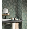 Casadeco|Decorative tile wallpaper for bathroom or kitchen in brown|Tile Imitation