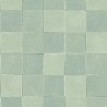 Casadeco|Papel pintado azulejo zellige de cerámica marroquí verde, ideal para baño|Imitacion Azulejos