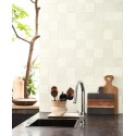 Casadeco|Green Moroccan zellige ceramic tile wallpaper, ideal for bathroom|Tile Imitation