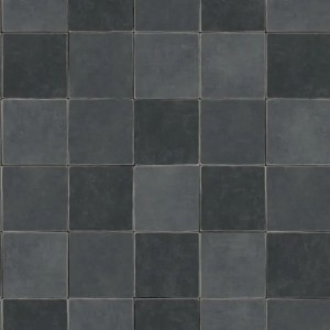 Rasch|Papel pintado azulejos portugués gris y verde|Imitacion Azulejos
