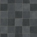 Casadeco|Dark tone Zellige-style tile wallpaper|Tile Imitation
