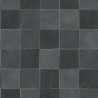 Casadeco|Dark tone Zellige-style tile wallpaper|Tile Imitation