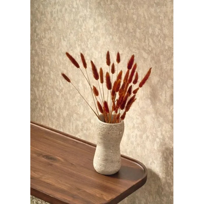 Casadeco|Papier peint effet mur en plâtre beige, style rustique moderne|Rustique