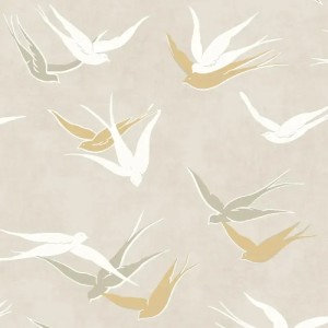 Papeldecor|Tapete Botanisch Stil Art Deco Schwarz|Art Deco