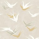 Casadeco|Art Deco style flying birds wallpaper|Art Deco