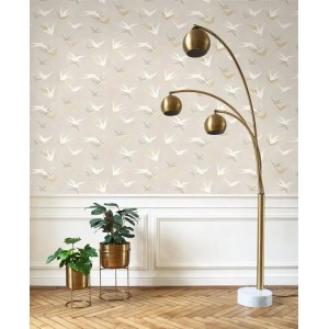 Papeldecor|Tapete Botanisch Stil Art Deco Schwarz|Art Deco 2