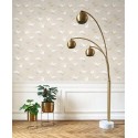 Casadeco|Art-Déco-Tapete mit fliegenden Vögeln|Art Deco