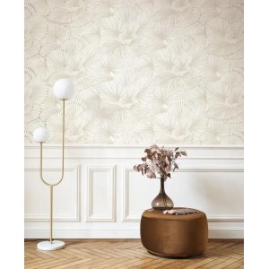 Casamance|Unifarbene Tapete grün natürlicher Textilstil|Tapeten 2