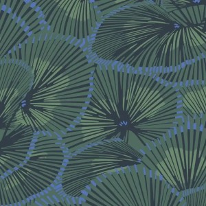 Casamance|Papier peint moderne cercles entrelacés beige|Papier Peint