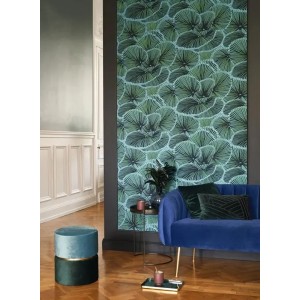 Casamance|Papier peint moderne cercles entrelacés beige|Papier Peint 2