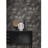 Casadeco|Modern black and gold Art Deco fan wallpaper|Art Deco