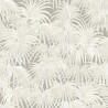 Casadeco|Grey tropical palm wallpaper with an elegant shine|Tropical