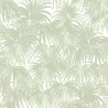Casadeco|Green palm wallpaper with a touch of shine|Tropical