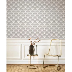 Papeldecor|Modern Art Deco Style Blue and Gray Wallpaper|Art Deco 2