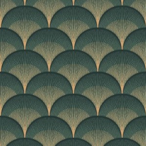 Eijffinger|Papier peint scandinave vagues en relief terracotta|Papier Peint