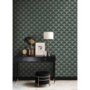 Papeldecor|Tapete Brokat-Arabeske in metallisiertem Kamel-Farbton|Tapeten 2