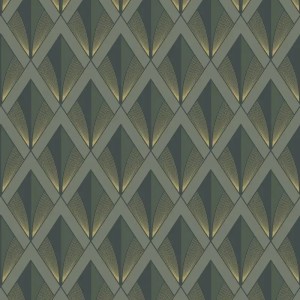 Borastapeter|Tapete vintage Signe dunkelbraun beige|Rhombus
