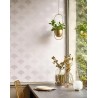 Casadeco|Beige Art Deco style wallpaper with elegant arc shapes|Wallpaper
