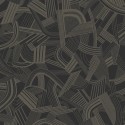 Casadeco|Dark tone abstract Art Deco wallpaper|Art Deco
