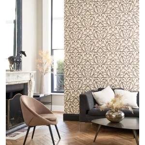 Eijffinger|Modern wallpaper in light brown with relief|Wallpaper 2