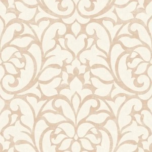 Casamance|Unifarbene Tapete naturgrün Textileffekt|Tapeten