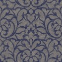 Casadeco|Papier peint damas bleu et gris pour salons élégants|Papier Peint