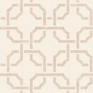 Casadeco|Blaue geometrische Tapete mit modernem Muster aus verbundenen Formen|Tapeten