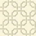 Casadeco|Light tone geometric wallpaper with curved shapes|Wallpaper